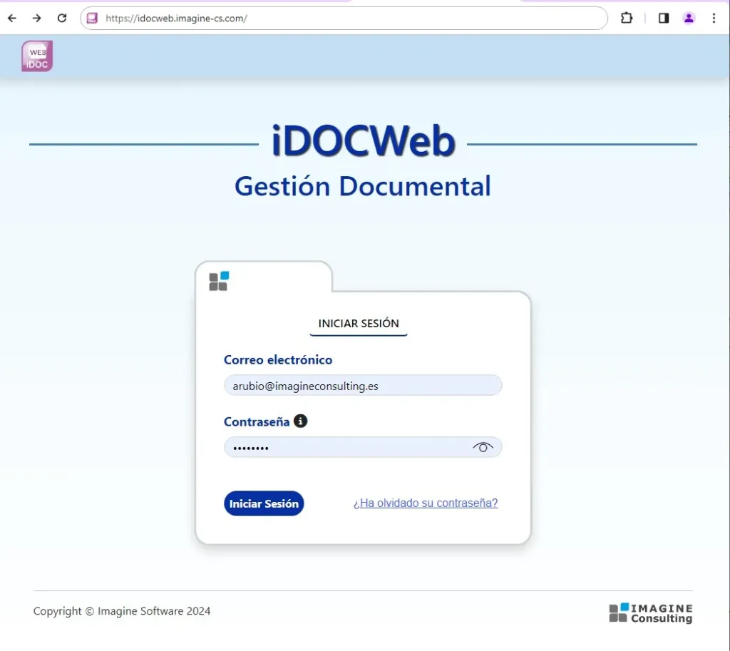 iDOCWeb, tu Gestor Documental en web