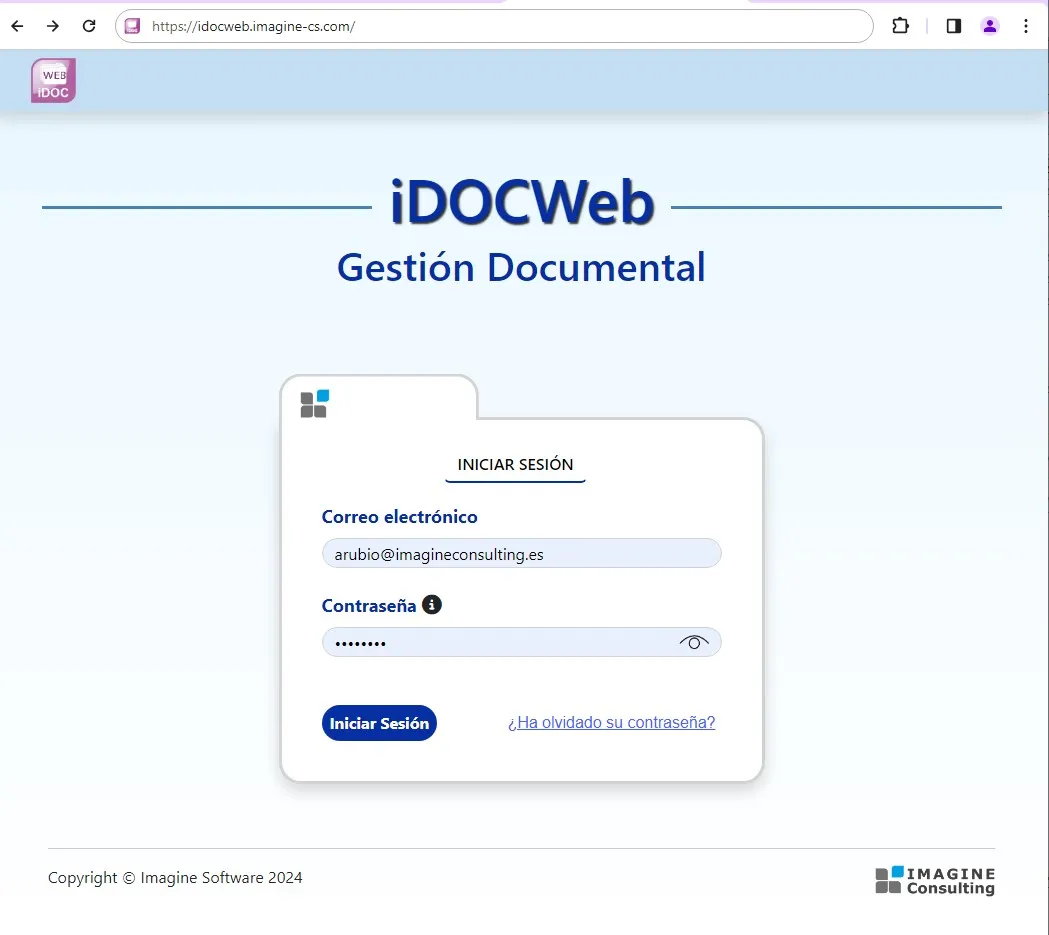 iDOCWeb, tu Gestor Documental en web